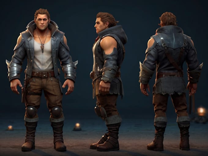 design a 2d character ready for use in games or animation