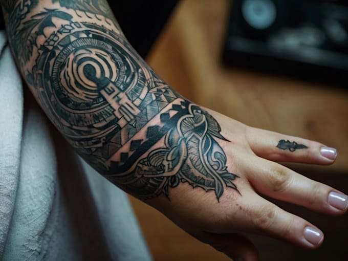 draw custom tattoo designs