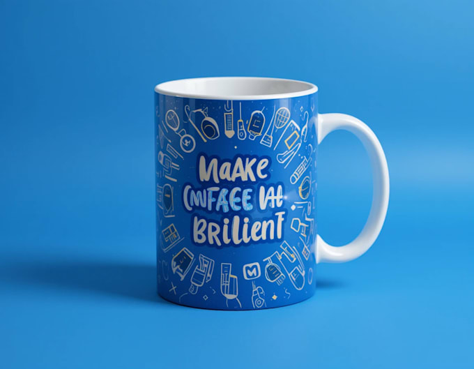 make brilliant mug, tumbler design