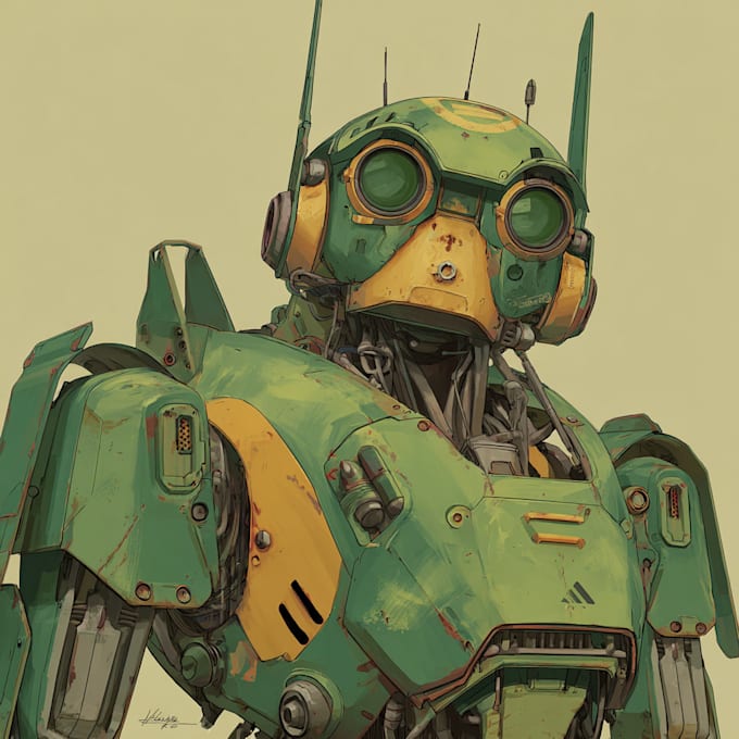 do star wars sci fi character, alien, robot, mecha art