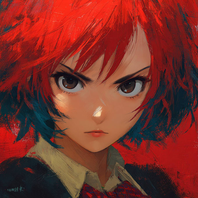 draw anime character sheet for you