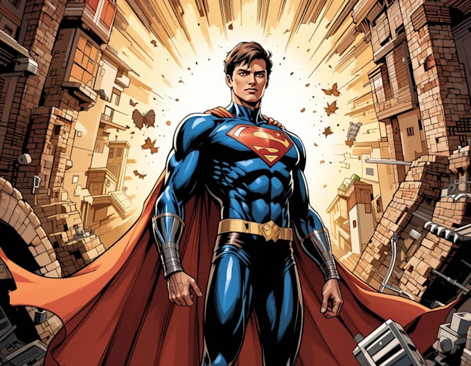 create super hero characters using ai art