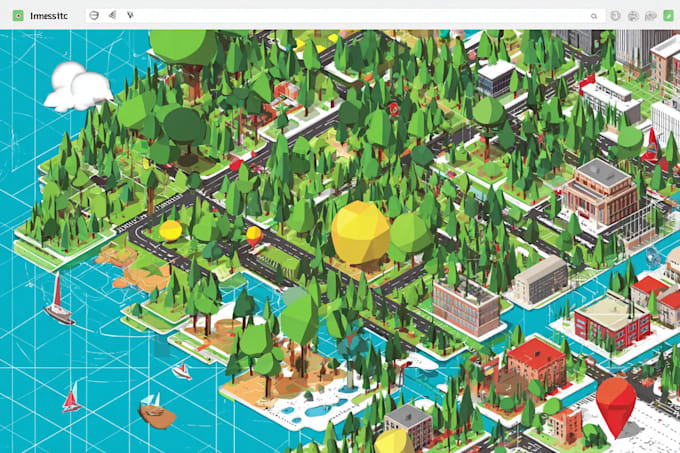 create pixel art isometric, scenarios, map design