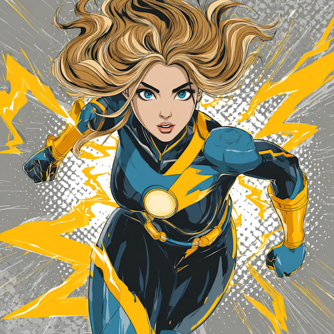 make you as a superhero marvel or dc character