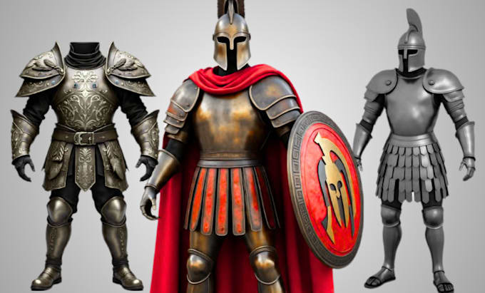 sculpt 3d armor, 3d cosplay, 3d helmet, 3d printable armor for 3d printing
