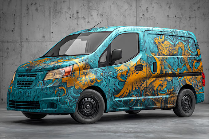 do professional van wrap design, vehicle wrap, car wrap