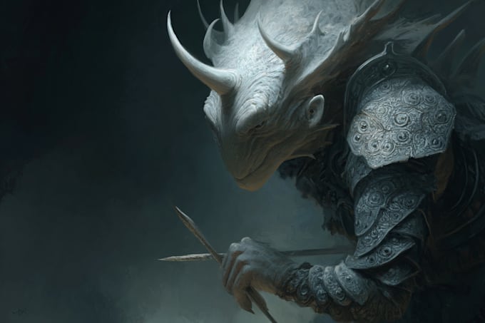 paint your dark fantasy creature