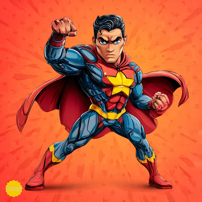desing your favorite superhero character and comic