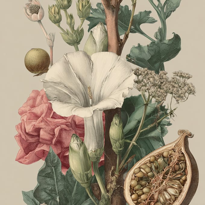do botanical and anatomical scientific illustrations