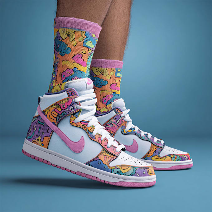 make unique and eye catching sock and streetwear