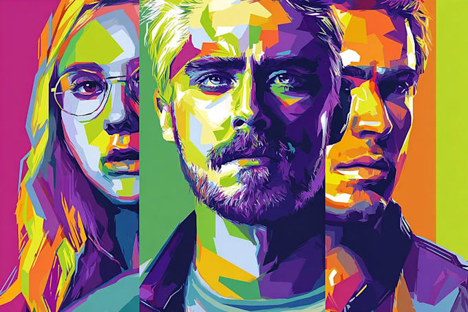 make a beautiful wpap pop art portrait