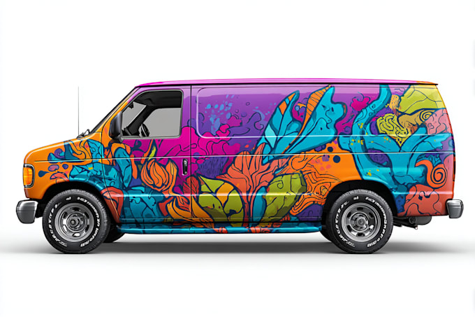 create custom car wrap designs, vehicle wrap design