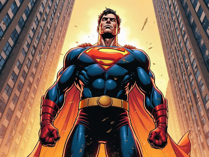 do superhero comic page