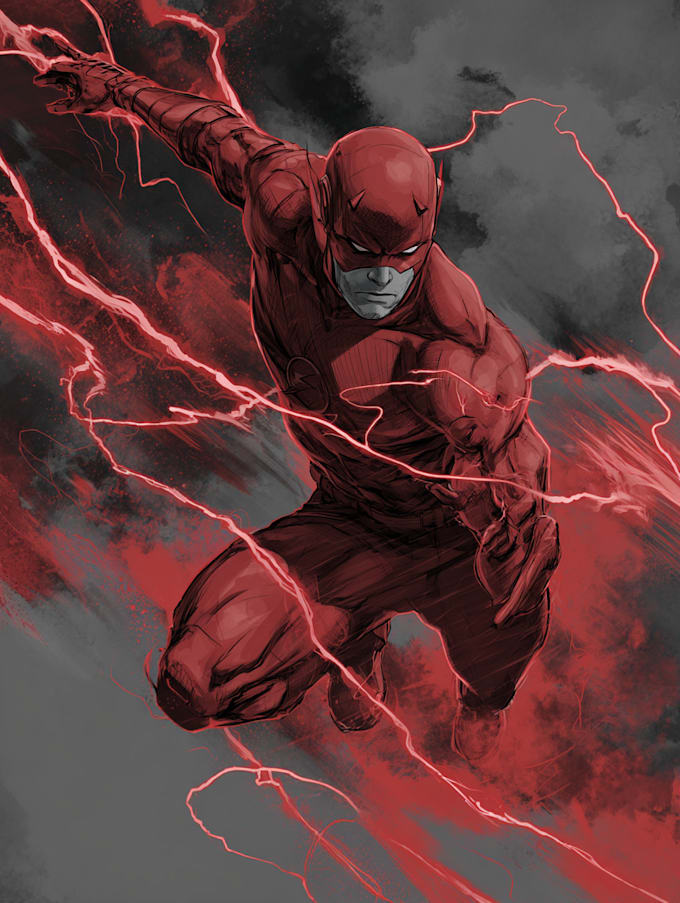 make a unique superhero comic cartoon character