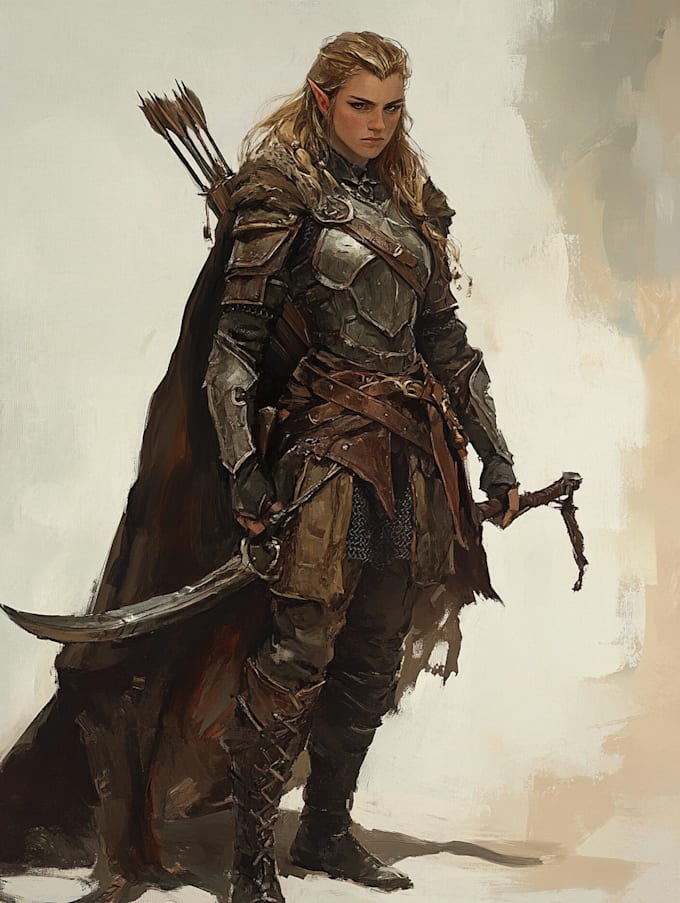 do a dnd character or dnd party art