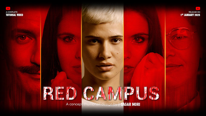 create a poster for a movie or web series