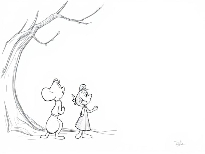 draw disney pixar cartoon sketch illustration