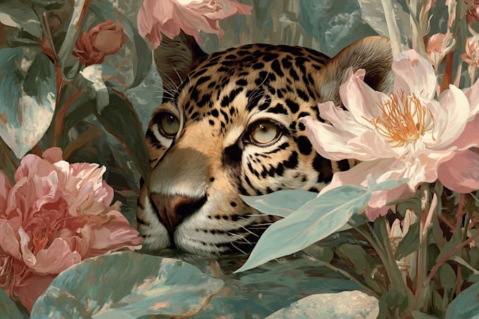 draw botanical and animal designs and patterns for you