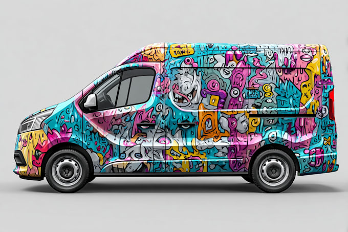 create a professional racing car wraps designs