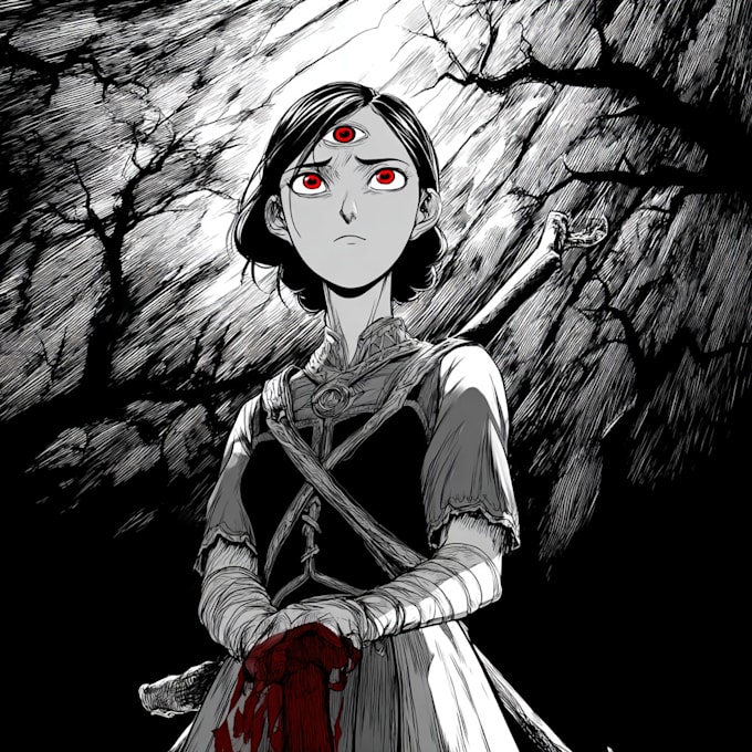 make a fantasy character and fantasy horror character