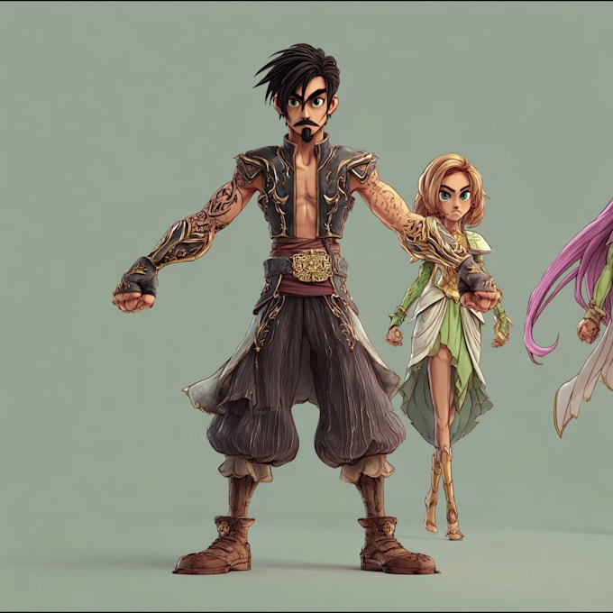 create personalized anime character art for your roleplay