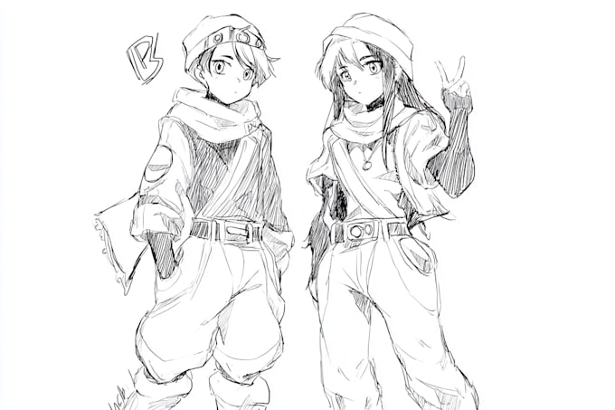sketch you anime sketch art