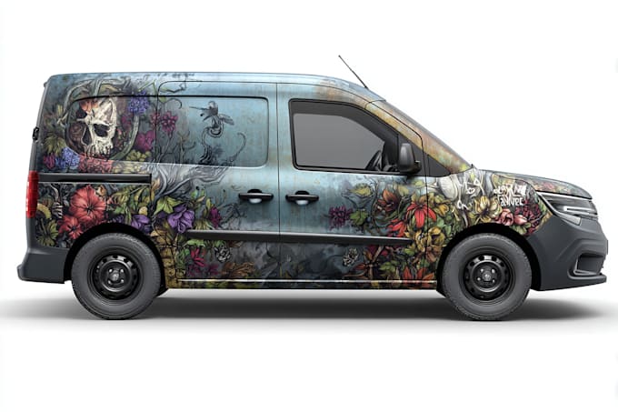 make car wash, detailing, wrap and window tint logo design