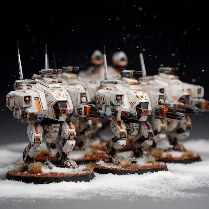 paint tau empire units for warhammer 40k