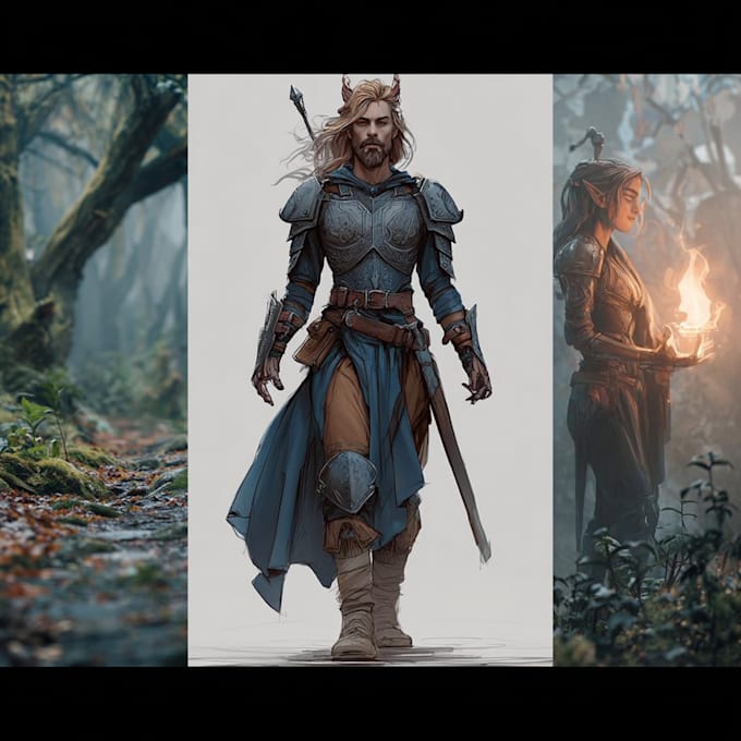 dnd character art and dnd character art