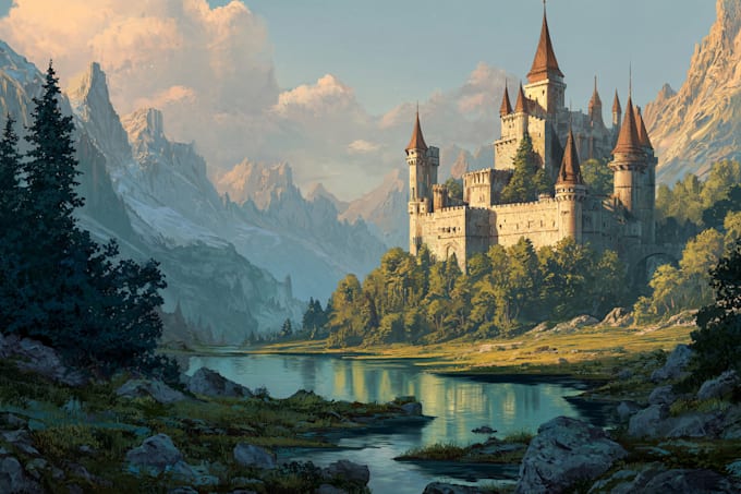 make a scenic illustration from your photo