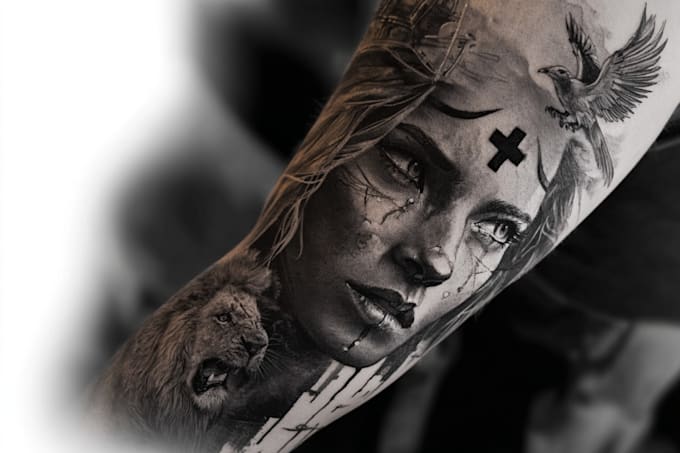 create a realistic realism tattoo design for you