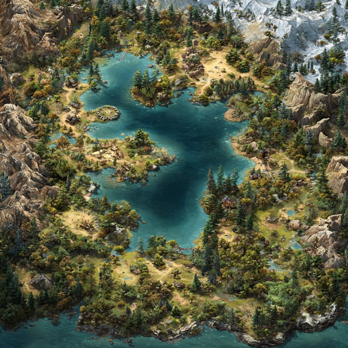 make an amazing world or regional custom fantasy map
