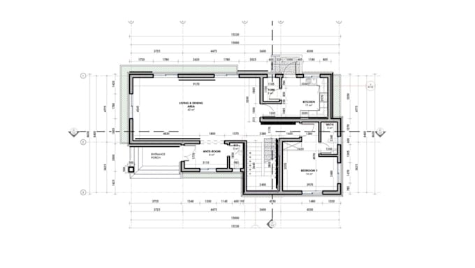 draw architectural and construction drawings, blueprints in autocad 2d