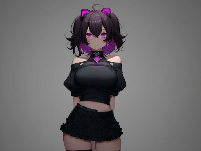 design and rig a pro live2d vtuber model, draw and animate