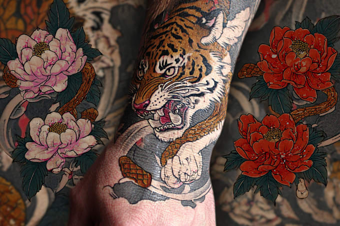 make a japanese tattoo designs from your imagination
