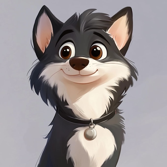create a unique disney pet portrait
