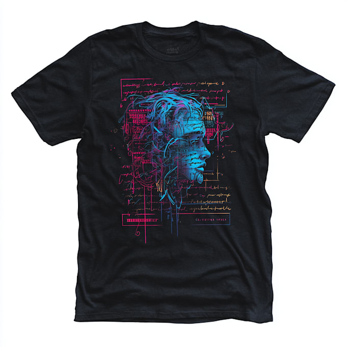 draw funny slogan t shirt design