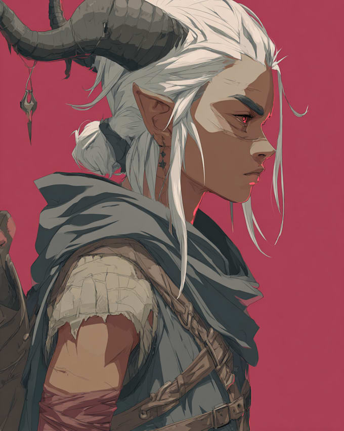 draw a custom character reference sheet for your dnd