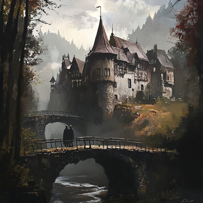 do concept art or 3d background for a game