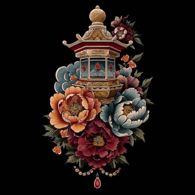 create old school or traditional tattoo design
