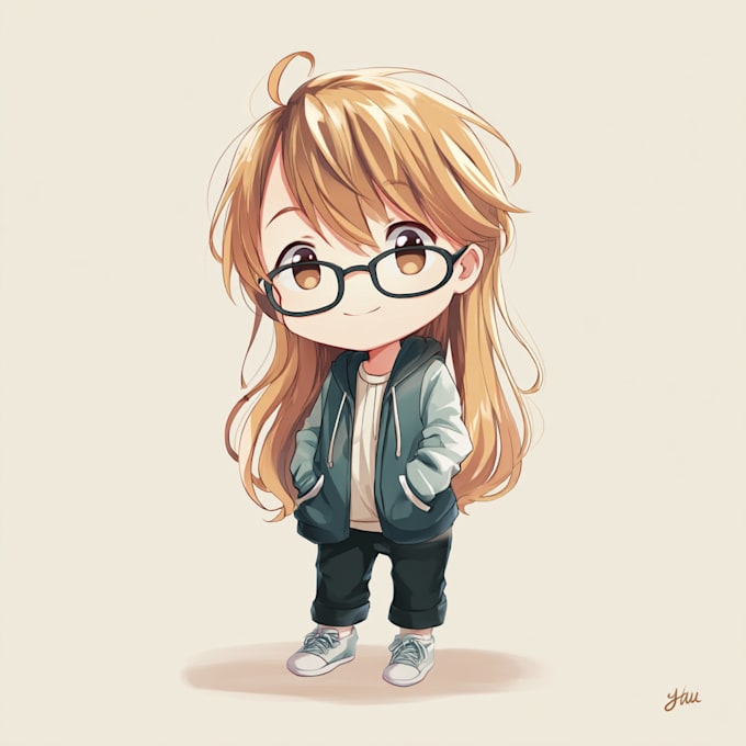 do chibi anime character or fanart