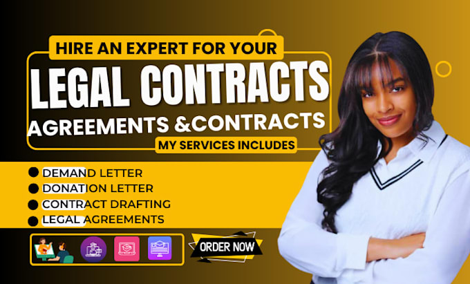 draft contract drafting, legal contract, demand letter, review