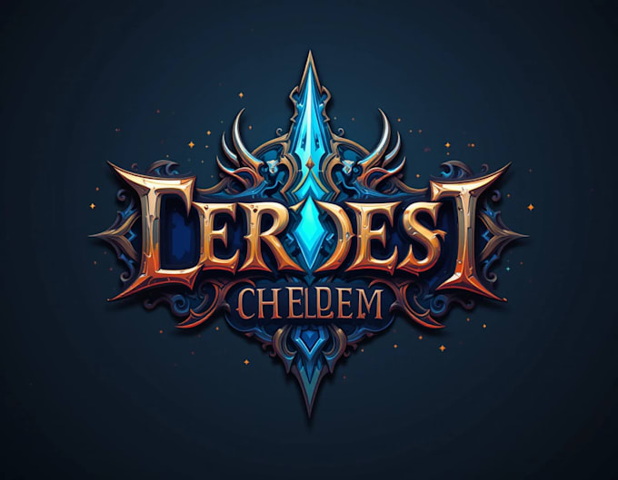 design a custom fantasy, rpg, sci fi animated game logo