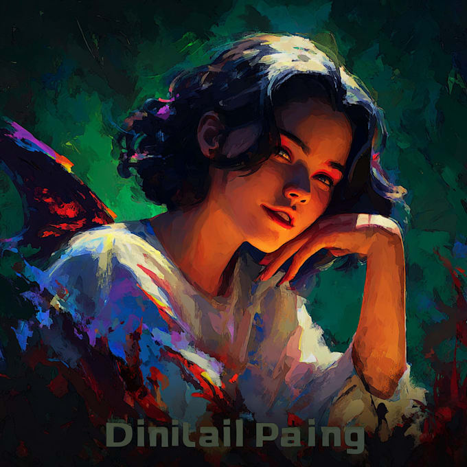 digital paint anything for you in procreate