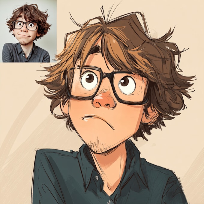 do a cartoon portrait