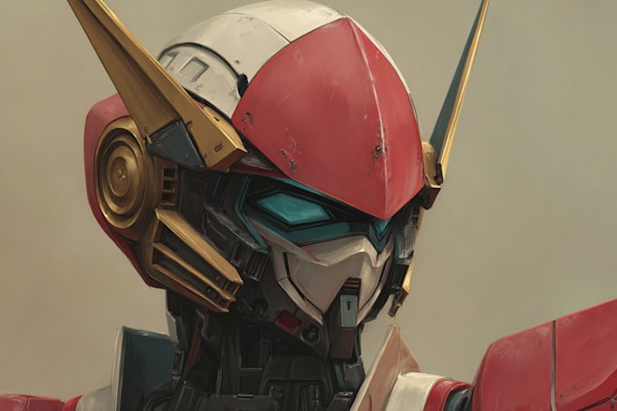 illustration and concept mecha, gundam