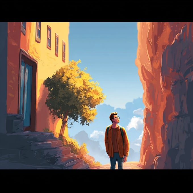 paint character concept art and illustrations for you