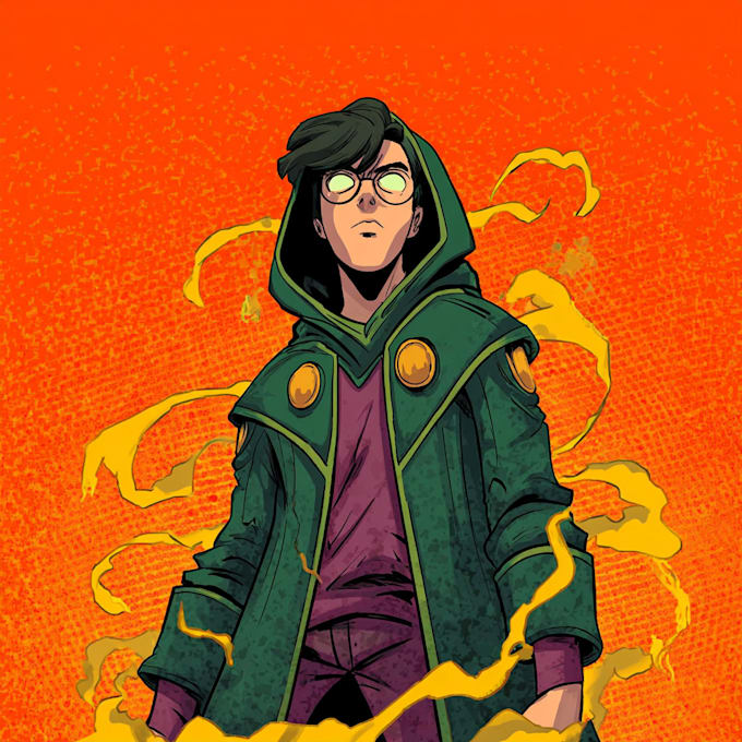 Draw a comic character design for you by Renalarshal | Fiverr