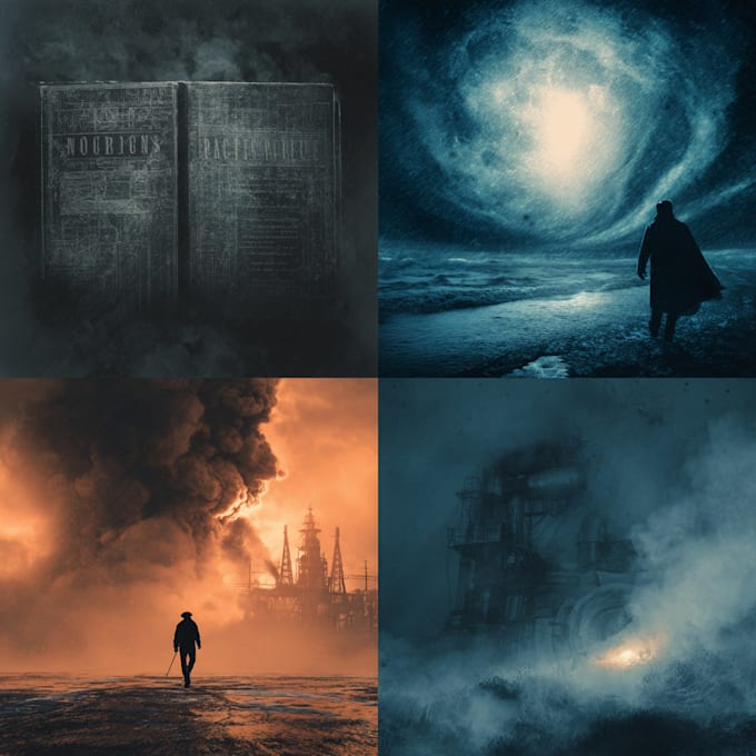 design fantasy, horror, mystery and sci fi book covers within hours