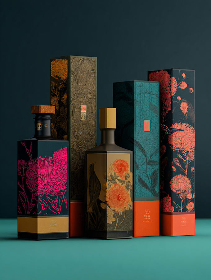 draw pouch design, food packaging, box packaging